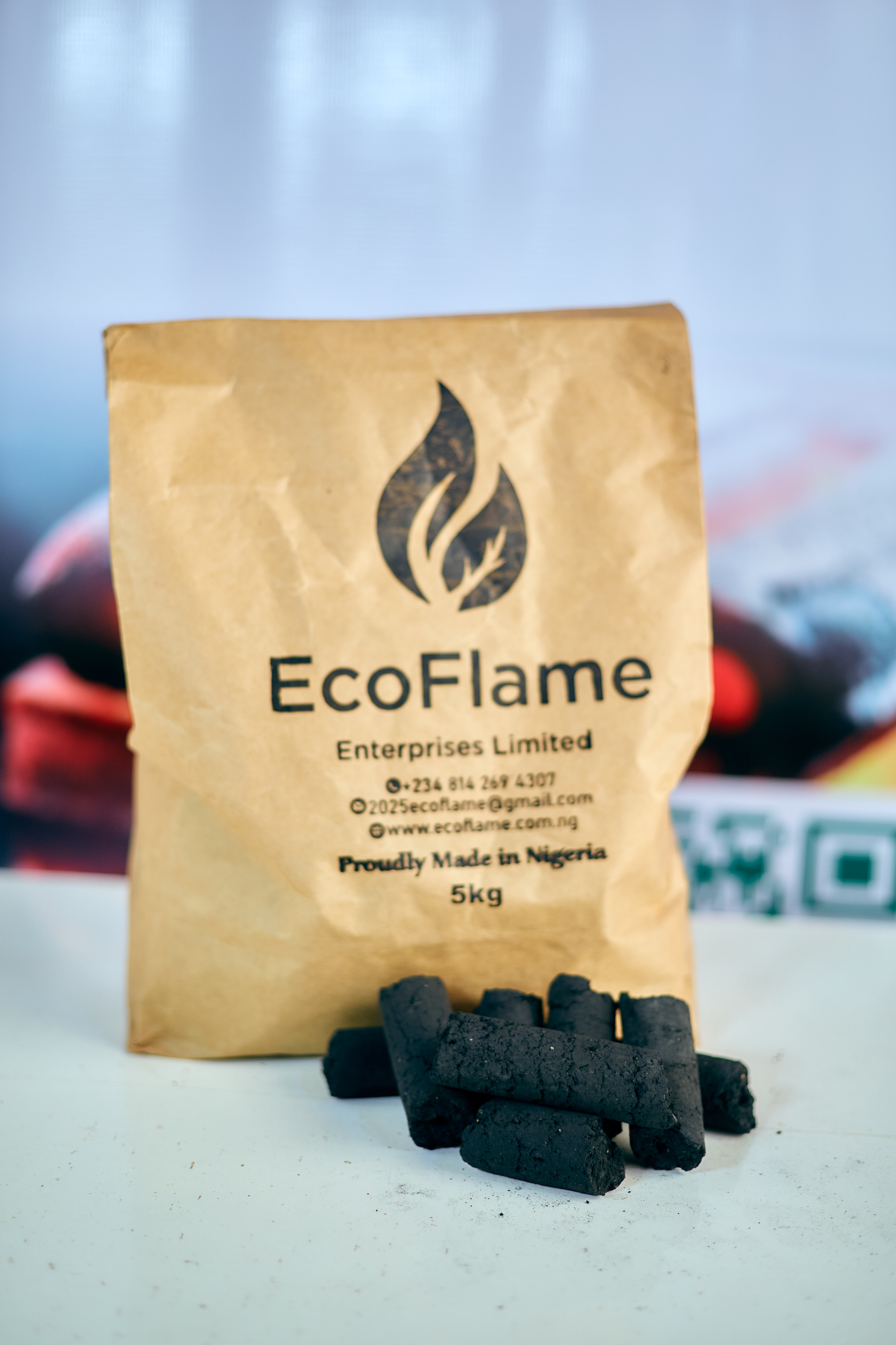 Premium charcoal briquettes